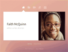 Tablet Screenshot of faithmcquinn.com